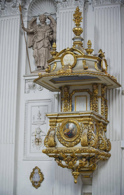 无人,教堂,竖图,室内,白天,德国,欧洲,慕尼黑,摄影,宗教,德国文化,巴伐利亚,洛可可风格,彩图