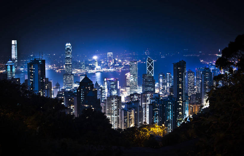 无人,横图,俯视,航拍,室外,夜晚,度假,美景,天际线,城市风光,城市,建筑,摩天大楼,香港,景观,山顶,塔,娱乐,现代,享受,休闲,景色,放松,摄影,照亮,鸟瞰,香港岛,九龙半岛,彩图,高角度拍摄