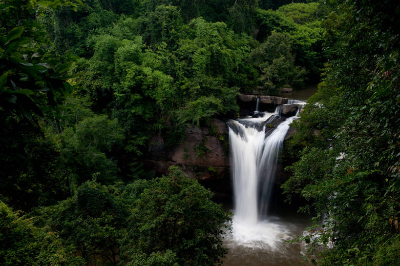 无人,横图,室外,白天,长时间曝光,美景,瀑布,泰国,景观,风景,自然,景色,摄影,国家公园,自然风光,呵叻,彩图