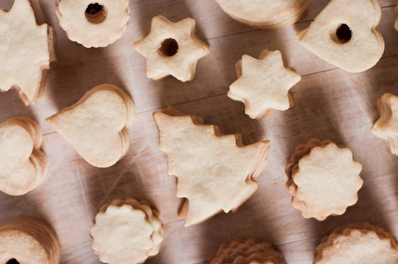 无人,横图,俯视,室内,白天,德国,形状,木制,洞,曲奇,饮食,慕尼黑,星形,摄影,多样,清新,巴伐利亚,心型,彩图,高角度拍摄