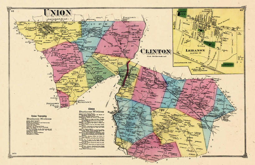 无人,横图,地图,黎巴嫩,历史,古董,新泽西,彩图