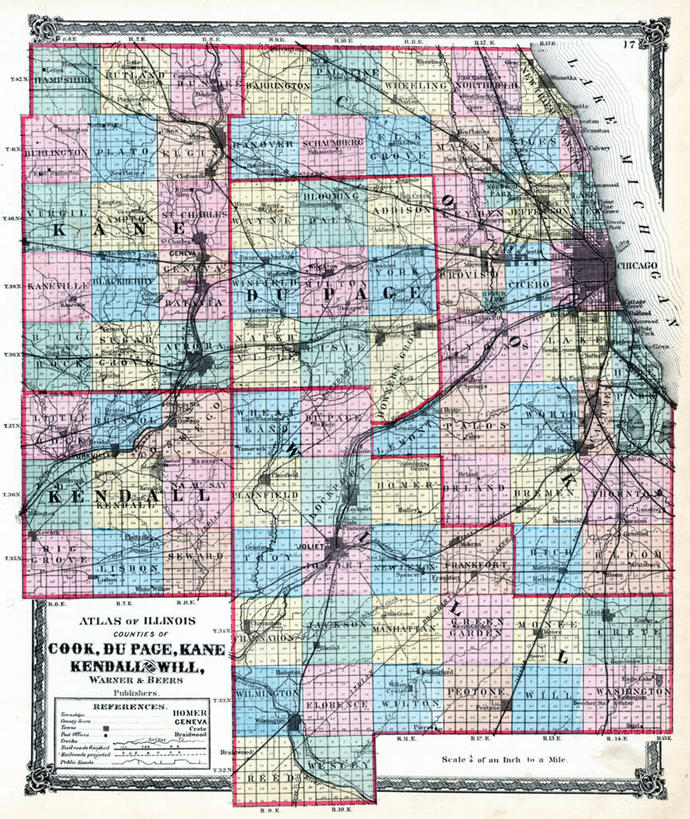 无人,竖图,地图,历史,古董,伊利诺斯州,遗嘱,彩图