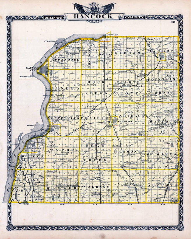 无人,竖图,地图,历史,古董,伊利诺斯州,彩图