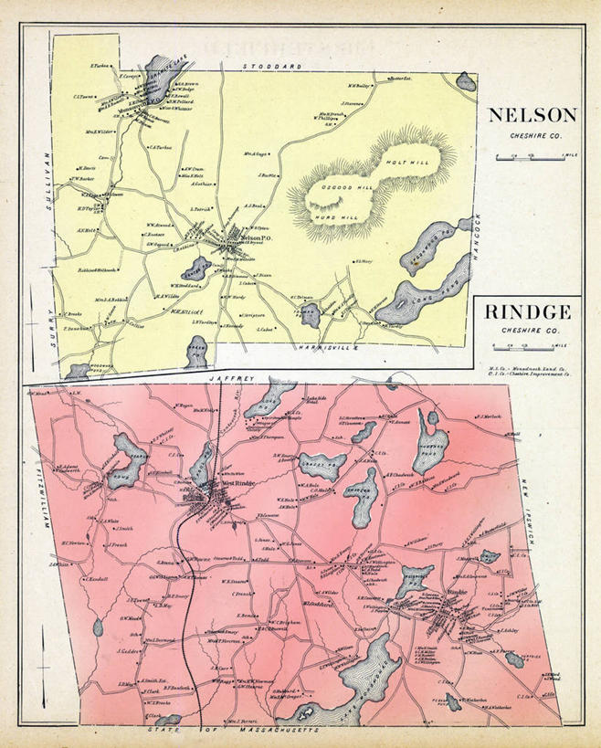 无人,竖图,地图,美国,城镇,历史,古董,北美,北美洲,美洲,新罕布什尔州,北亚美利加洲,亚美利加洲,新罕布什尔,新罕布夏州,花岗岩州,花冈岩之州,滑雪之州,新英格兰,尼尔森,纽英仑,彩图,美利坚合众国