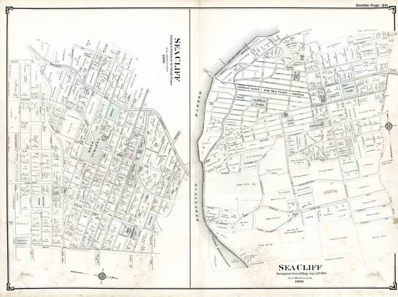 无人,横图,地图,悬崖,历史,古董,纽约州,彩图