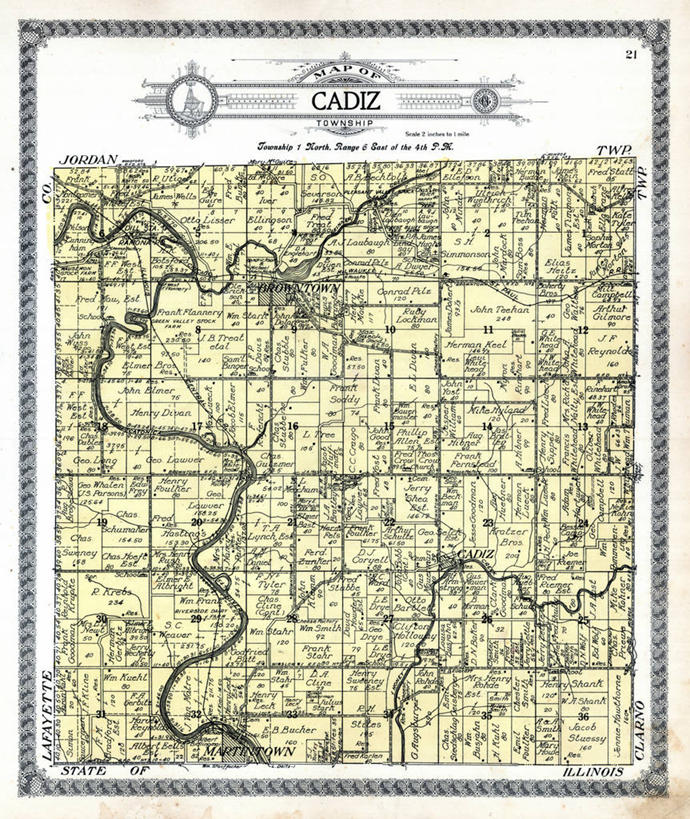无人,竖图,地图,历史,古董,加的斯,威斯康星,彩图,地图学