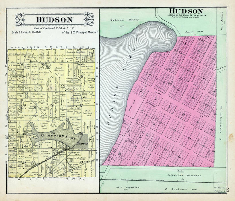 无人,横图,地图,历史,古董,彩图,地图学,哈德孙河