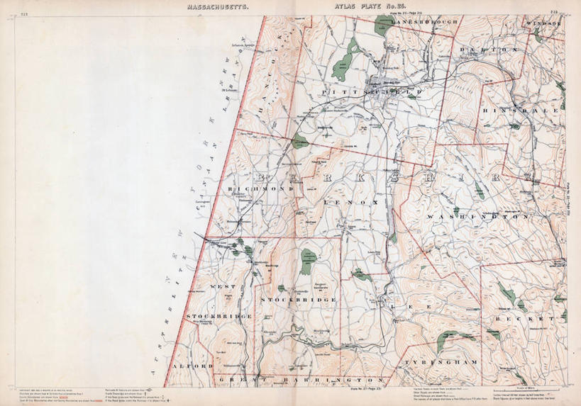无人,横图,地图,城镇,历史,古董,马萨诸塞,彩图,地图学,皮茨菲尔德