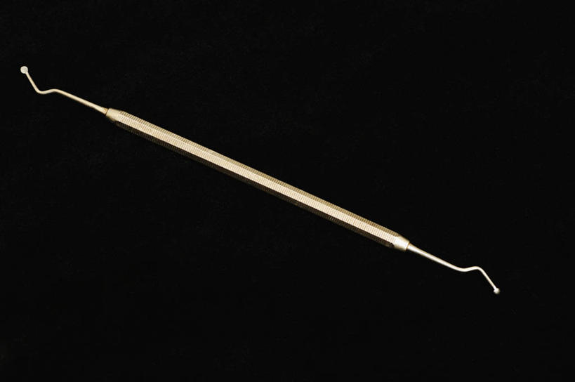 无人,横图,俯视,黑色背景,金属,英格兰,一个,摄影,单个,牙科设备,彩图,高角度拍摄,影棚拍摄