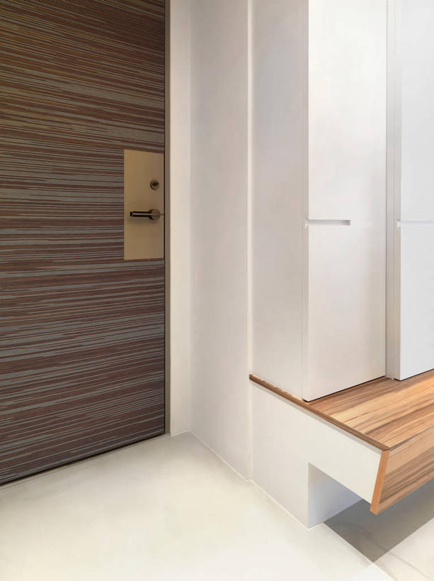 无人,家,竖图,室内,关闭,长椅,正门,干净,现代,白色,封闭,当代