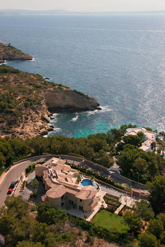 无人,家,竖图,俯视,航拍,室外,白天,天线,建筑,日光,西班牙,欧洲,蓝色,建造,鸟瞰,豪宅,高角度拍摄,欧申赛德