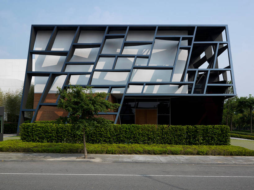 无人,办公室,横图,室外,白天,建筑,台湾,日光,亚洲,现代,办公大楼,建造,台中