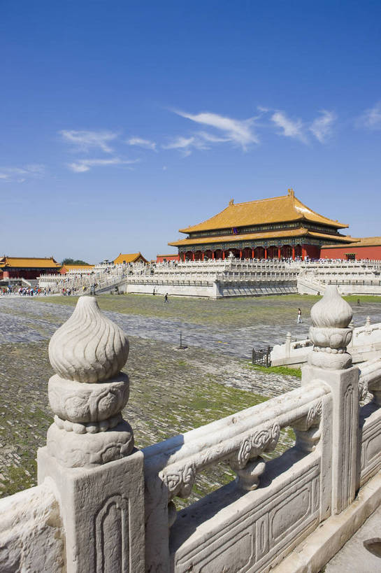 故宫,竖图,室外,白天,建筑,北京,中国,亚洲,雕刻,历史,古代,白云,天空,中国文化,东亚,中华人民共和国,古远,皇家,传统文化,bj174
