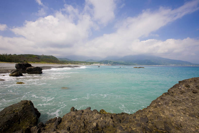 彩色,室外,白天,旅游,度假,海浪,名胜古迹,标志建筑,地标,建筑,台湾