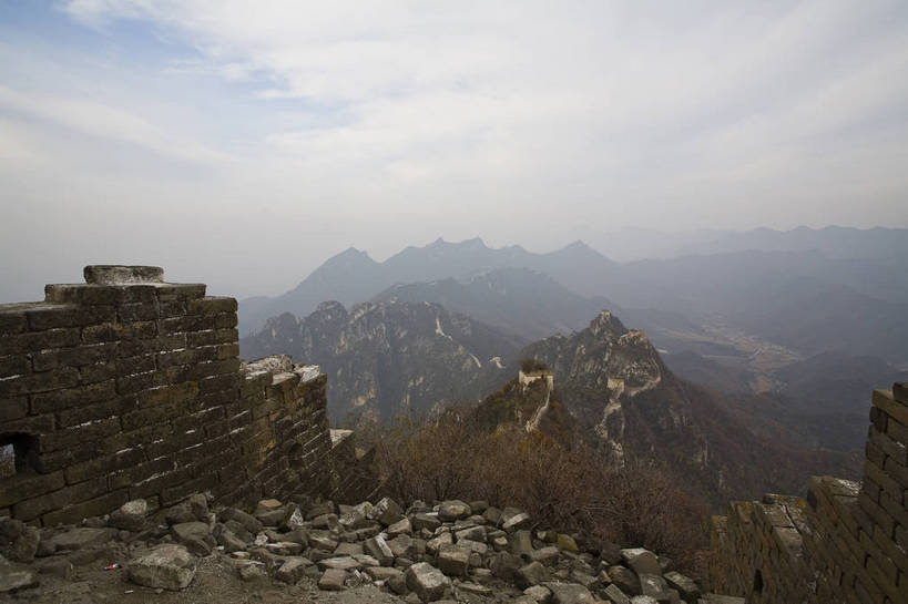 无人,横图,彩色,室外,特写,白天,旅游,度假,名胜古迹,山,标志建筑,地标,建筑,北京,中国,亚洲,遗迹,景观,文化遗产,古迹,文物,娱乐,建设,城墙,古建筑,自然,享受,休闲,旅游胜地,放松,摄影,古代建筑,中国文化,烽火台,古文明,东亚,古长城,中华人民共和国,怀柔,旅行,传统文化,箭扣长城,bj174