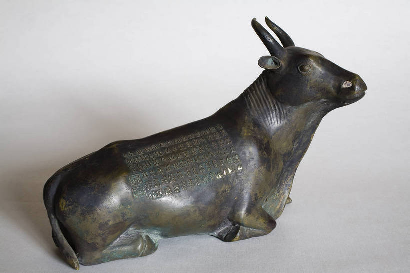 无人,横图,彩色,室内,牛,静物,中国,装饰,图片,艺术品,文物,铜牛,装饰品,一个,摄影,单个,中国文化,东亚,影棚拍摄,传统文化,bj174