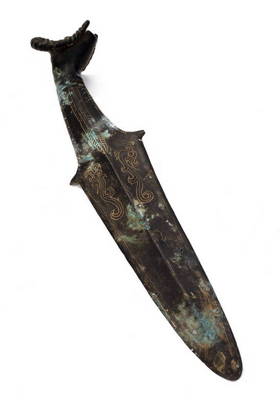 竖图,彩色,静物,中国,雕刻,图片,文化遗产,艺术品,历史,文物,装饰品,古代,一个,摄影,单个,古董,剑,中国文化,宝剑,东亚,青铜器,古远,古代文明,美术工艺,影棚拍摄,传统文化,bj174