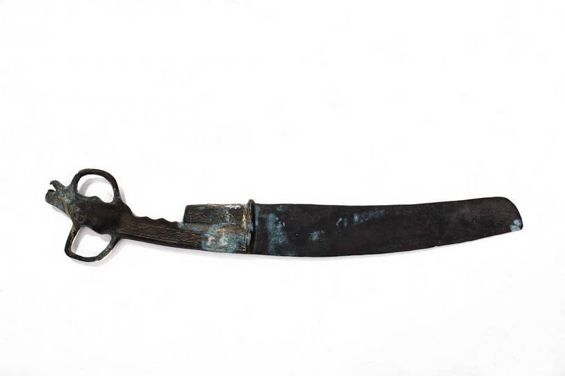 横图,彩色,静物,中国,雕刻,图片,文化遗产,艺术品,历史,文物,装饰品,古代,一个,摄影,单个,古董,剑,中国文化,宝剑,东亚,青铜器,古远,古代文明,美术工艺,影棚拍摄,传统文化,bj174