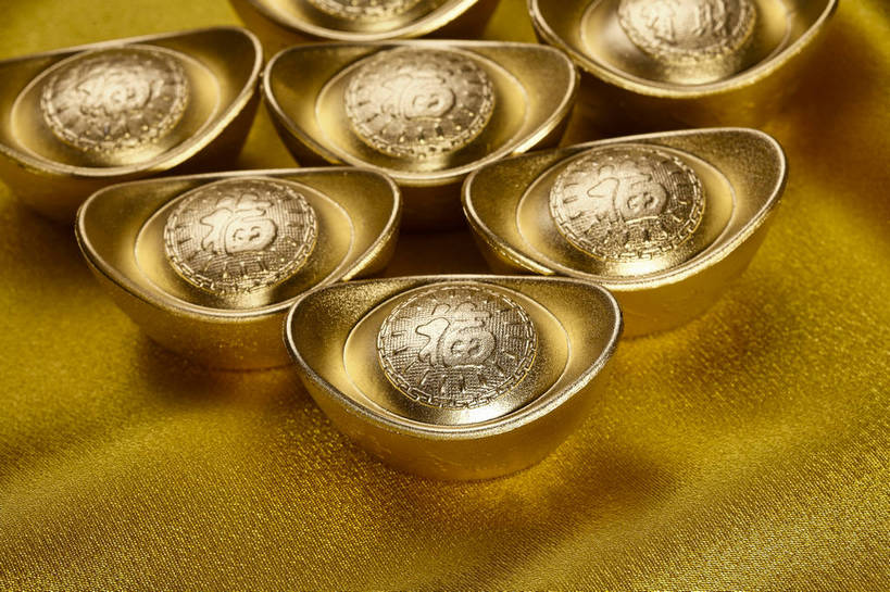 横图,彩色,背景,钱,静物,中国,许多,图片,纹理,艺术品,很多,装饰品,多个,财富,摄影,金元宝,中国文化,东亚,美术工艺,影棚拍摄,元宝,传统文化,bj174