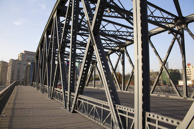 无人,横图,彩色,室外,白天,旅游,度假,名胜古迹,标志建筑,城市,道路,地标,建筑,汽车,上海,中国,遗迹,图片,建筑群,交通,古典,古迹,文物,娱乐,建设,古建筑,铁桥,地标建筑,享受,休闲,旅游胜地,放松,摄影,都市风光,文明,中国文化,苏州河,外白渡桥,古文明,繁荣,旅行,bj174