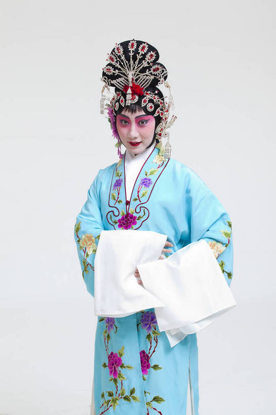中国,亚洲,仅一个人,表演,艺术,造型,鲜艳,头饰,图片,注视,文化,脸谱