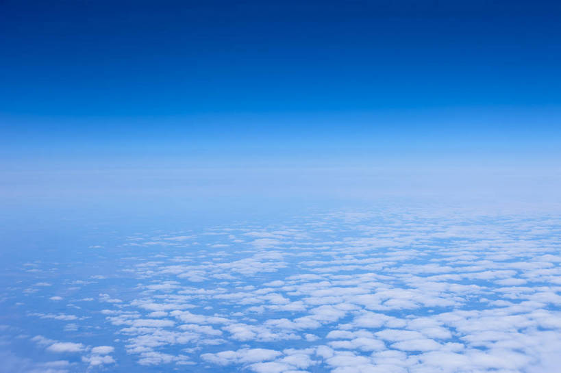 横图,俯视,航拍,飞机,景观,云,云海,蓝色,天空,自然,鸟瞰,高空,纯净,bj174