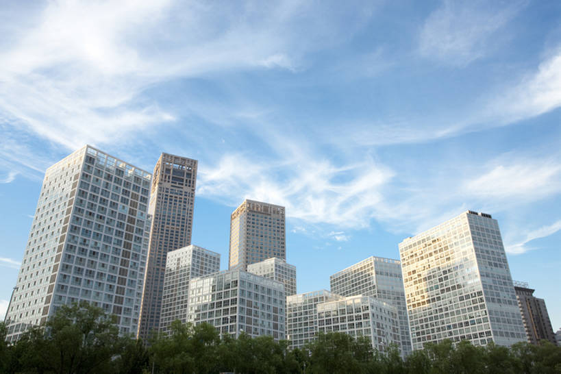 无人,横图,室外,白天,留白,正面,天际线,城市,建筑,摩天大楼,北京,中国,亚洲,云,首都,现代,树,蓝色,天空,摄影,市区,东亚,彩图,全身,北京CBD,bj175