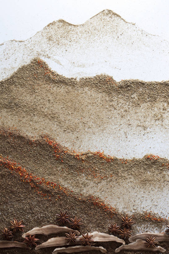 无人,竖图,特写,留白,山脉,静物,许多,干燥,香料,食品,很多,饮食,彩图,bj175