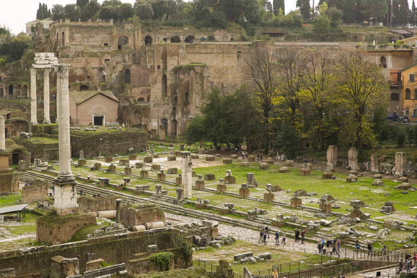 无人,横图,室外,白天,旅游,度假,名胜古迹,标志建筑,地标,建筑,意大利,欧洲,罗马,柱,古城,建筑群,苔藓,古典,历史,娱乐,建设,传统,废墟,树,风景,享受,休闲,放松,摄影,旧的,古典风格,远古,意大利文化,欧洲文化,古代文明,彩图,旅行,传统文化,建筑结构,bj175