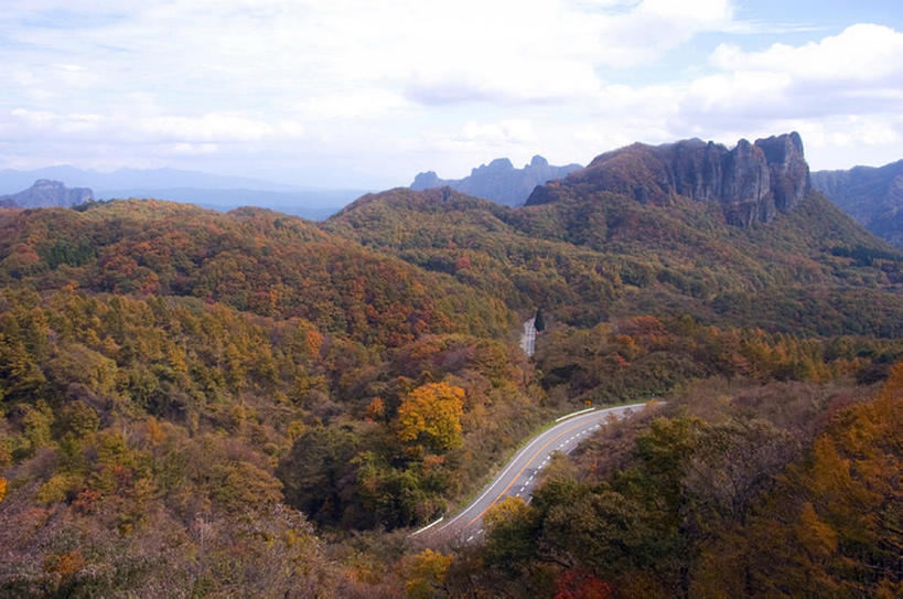 白天,旅游,度假,山,路,亚洲,地形,娱乐,树,风景,天空,享受,休闲,放松,岩石,秋天,彩图,bj175